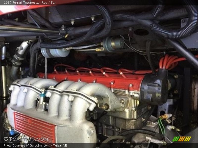 Red / Tan 1987 Ferrari Testarossa