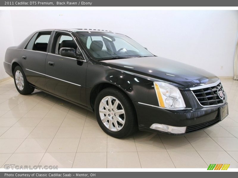Black Raven / Ebony 2011 Cadillac DTS Premium