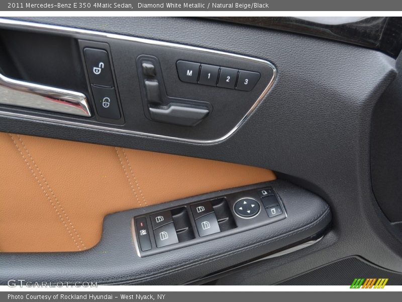 Diamond White Metallic / Natural Beige/Black 2011 Mercedes-Benz E 350 4Matic Sedan