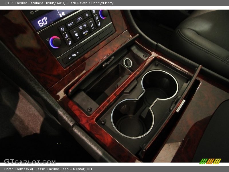 Black Raven / Ebony/Ebony 2012 Cadillac Escalade Luxury AWD