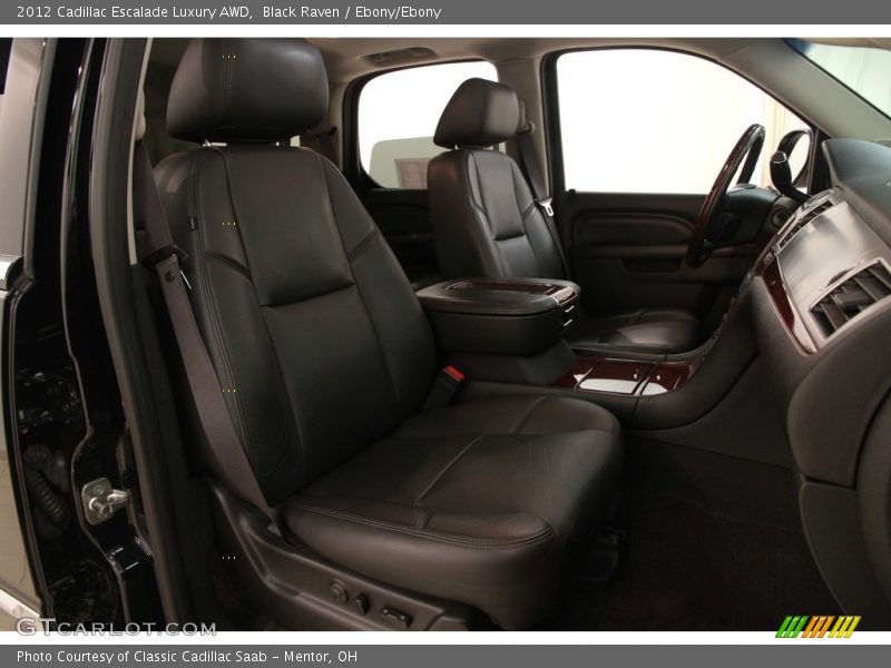 Black Raven / Ebony/Ebony 2012 Cadillac Escalade Luxury AWD