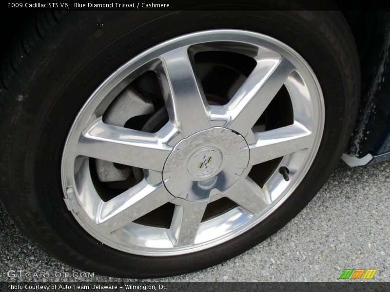 Blue Diamond Tricoat / Cashmere 2009 Cadillac STS V6