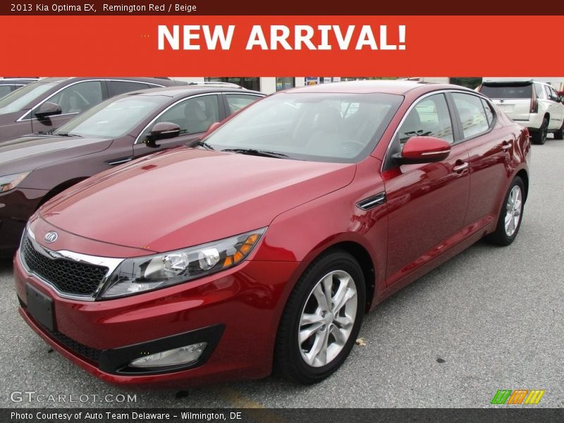 Remington Red / Beige 2013 Kia Optima EX