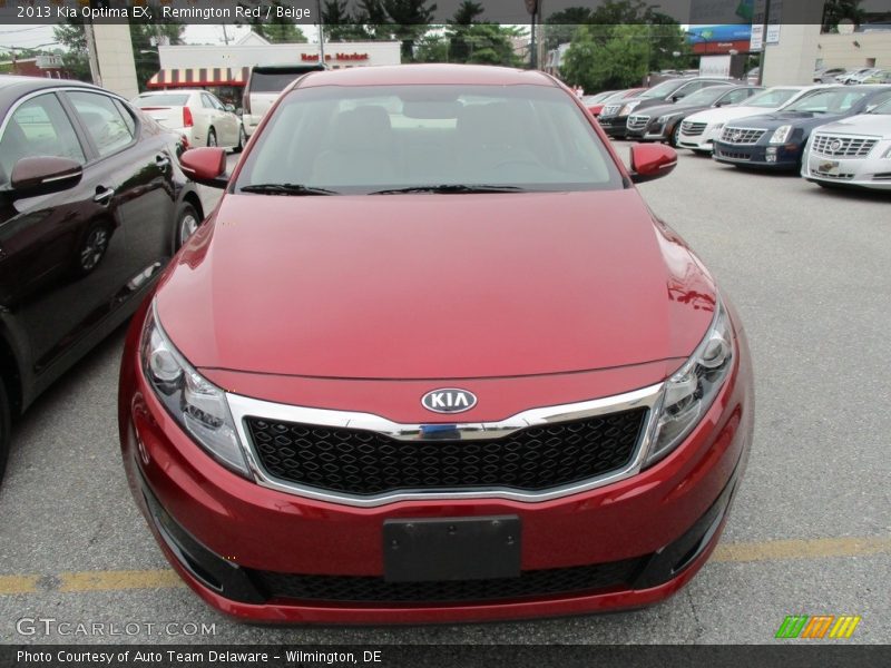 Remington Red / Beige 2013 Kia Optima EX