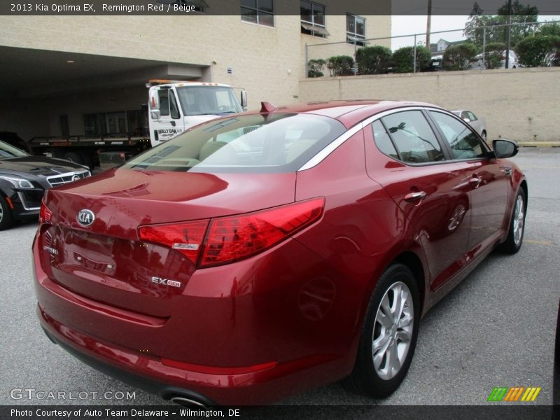 Remington Red / Beige 2013 Kia Optima EX