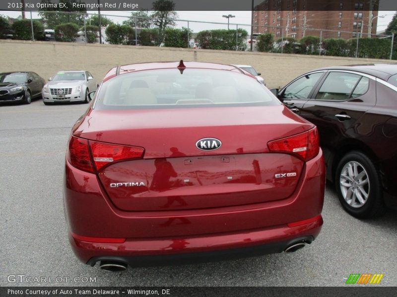 Remington Red / Beige 2013 Kia Optima EX