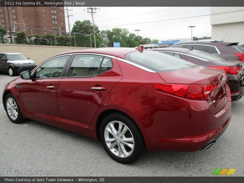 Remington Red / Beige 2013 Kia Optima EX