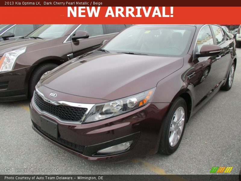 Dark Cherry Pearl Metallic / Beige 2013 Kia Optima LX