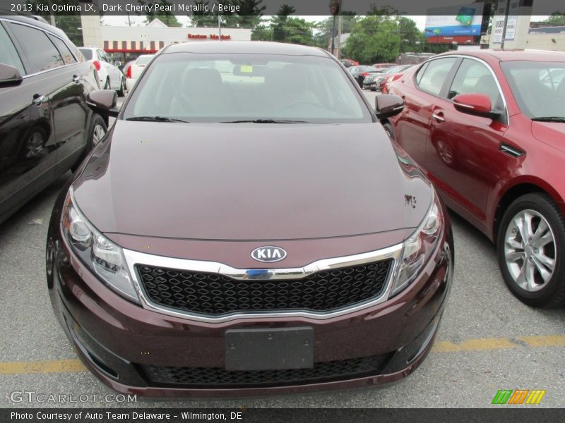 Dark Cherry Pearl Metallic / Beige 2013 Kia Optima LX