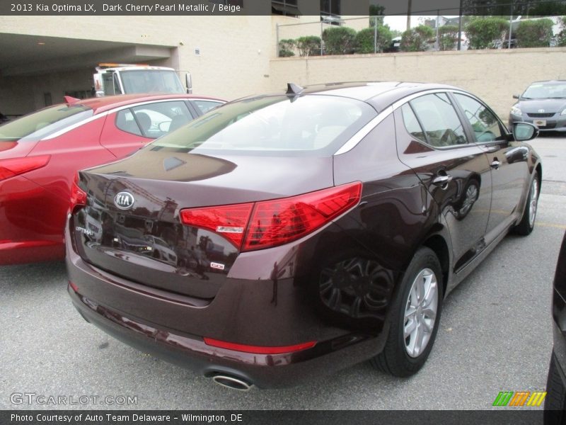 Dark Cherry Pearl Metallic / Beige 2013 Kia Optima LX