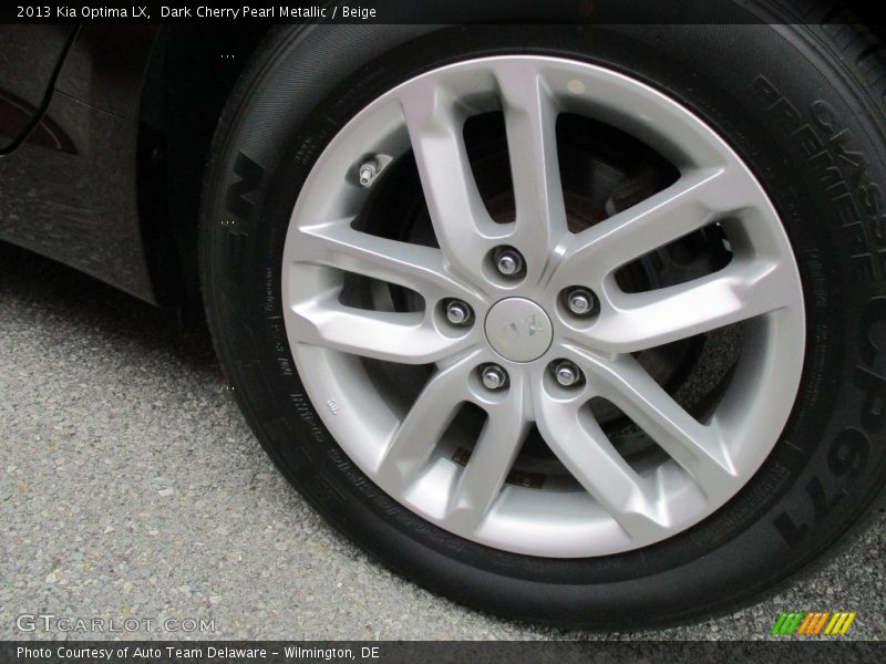 Dark Cherry Pearl Metallic / Beige 2013 Kia Optima LX