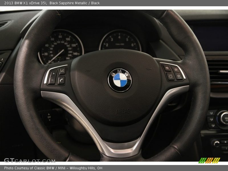 Black Sapphire Metallic / Black 2013 BMW X1 xDrive 35i