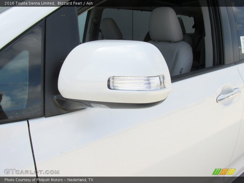 Blizzard Pearl / Ash 2016 Toyota Sienna Limited