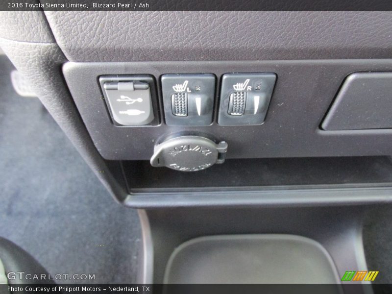 Blizzard Pearl / Ash 2016 Toyota Sienna Limited