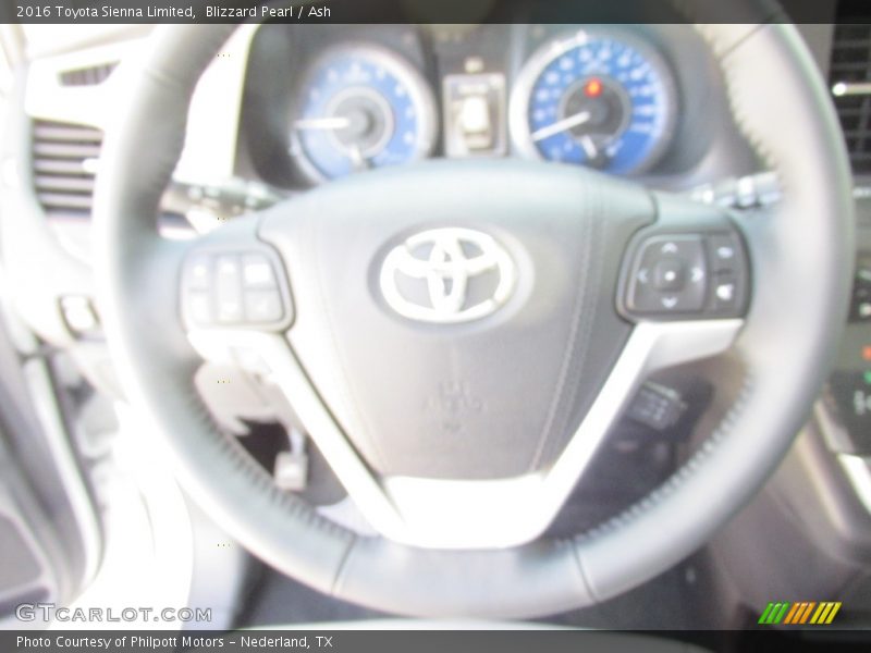Blizzard Pearl / Ash 2016 Toyota Sienna Limited