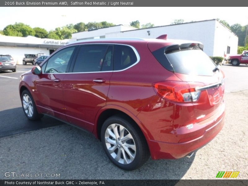 Saffron Red Metallic / Light Neutral 2016 Buick Envision Premium AWD