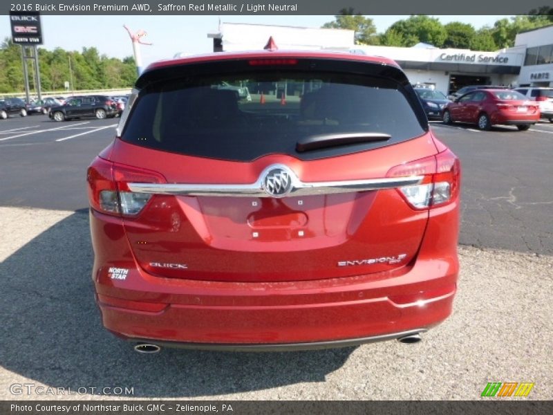 Saffron Red Metallic / Light Neutral 2016 Buick Envision Premium AWD