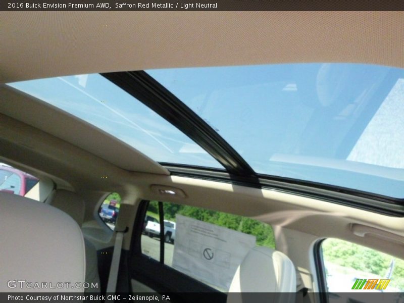 Saffron Red Metallic / Light Neutral 2016 Buick Envision Premium AWD