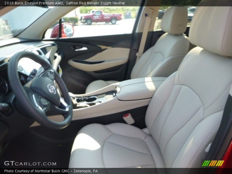 Saffron Red Metallic / Light Neutral 2016 Buick Envision Premium AWD