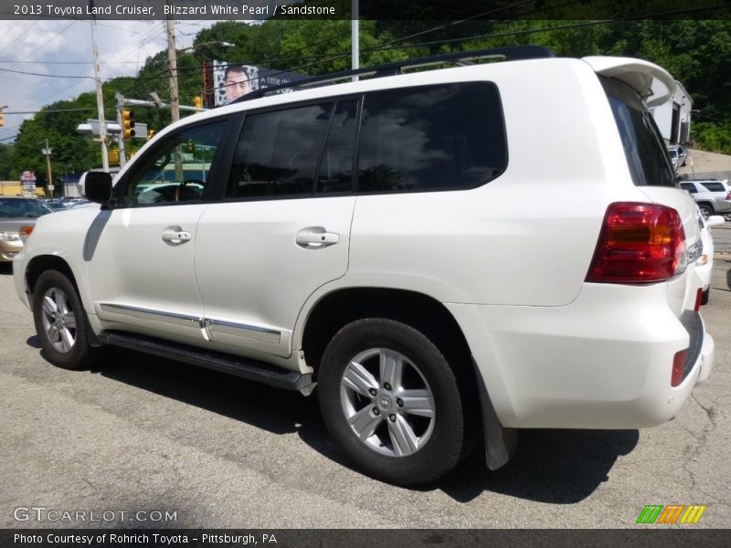 Blizzard White Pearl / Sandstone 2013 Toyota Land Cruiser