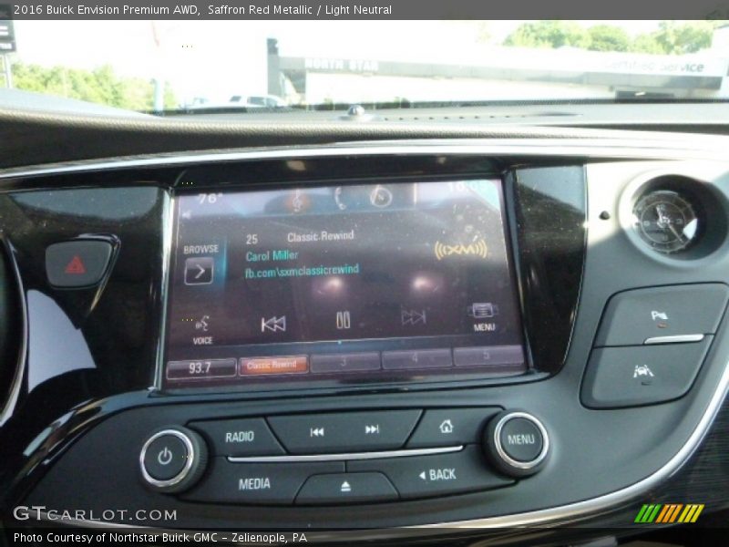 Saffron Red Metallic / Light Neutral 2016 Buick Envision Premium AWD