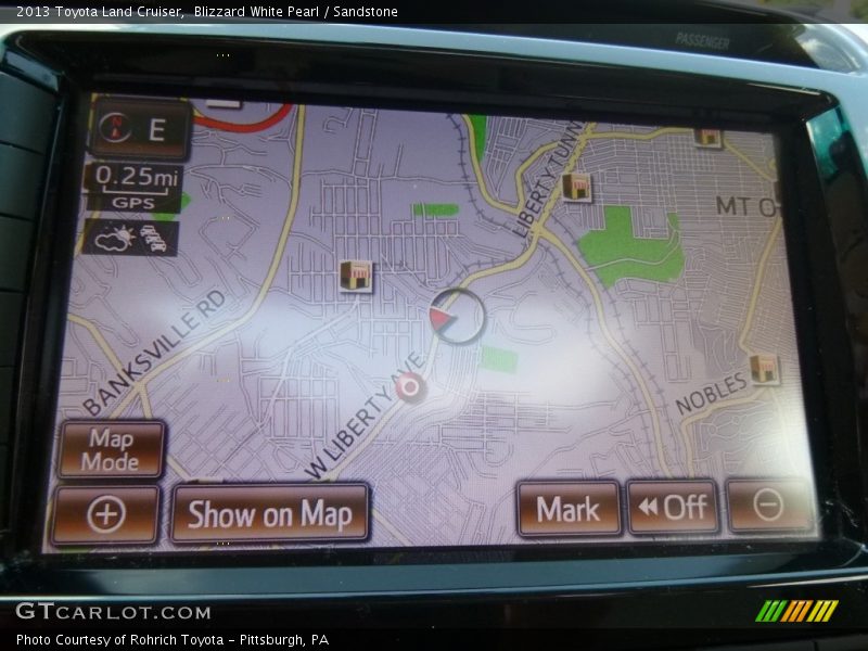 Blizzard White Pearl / Sandstone 2013 Toyota Land Cruiser