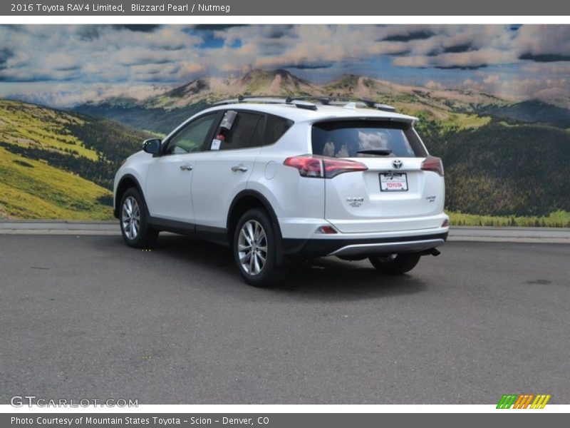 Blizzard Pearl / Nutmeg 2016 Toyota RAV4 Limited