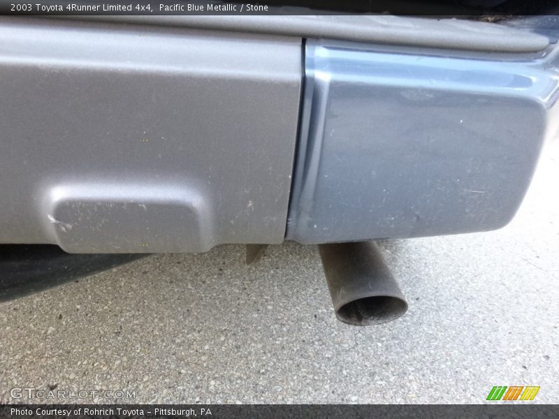 Pacific Blue Metallic / Stone 2003 Toyota 4Runner Limited 4x4