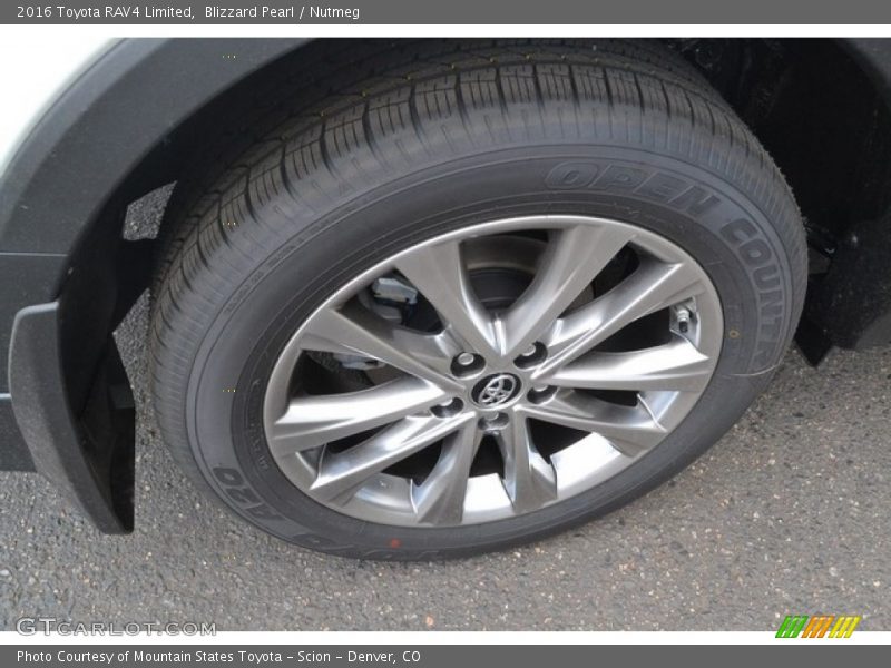 Blizzard Pearl / Nutmeg 2016 Toyota RAV4 Limited