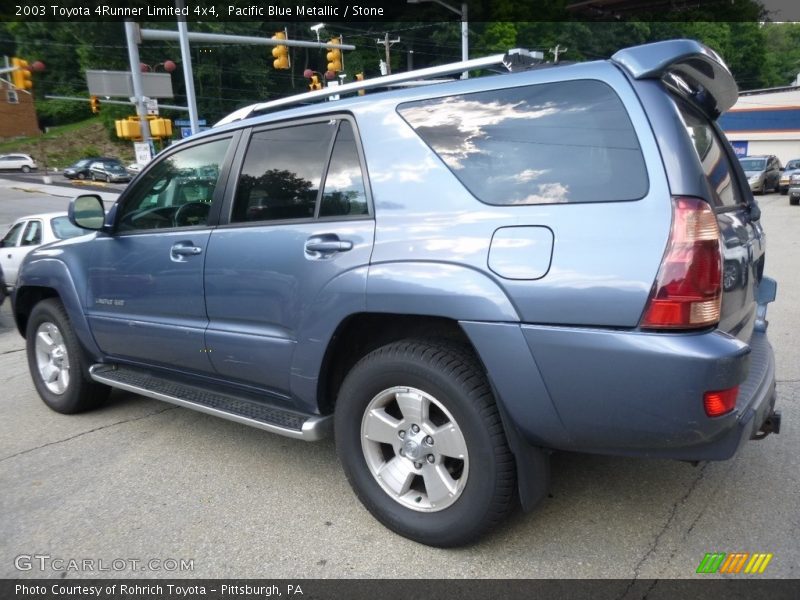 Pacific Blue Metallic / Stone 2003 Toyota 4Runner Limited 4x4