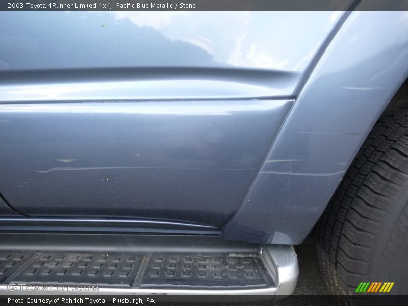 Pacific Blue Metallic / Stone 2003 Toyota 4Runner Limited 4x4