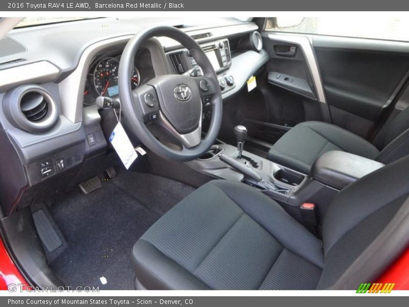 Barcelona Red Metallic / Black 2016 Toyota RAV4 LE AWD