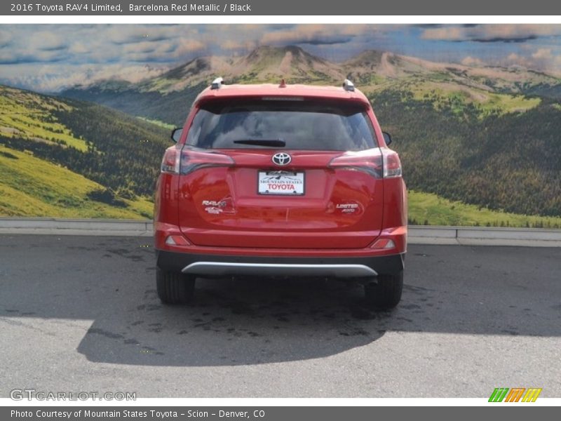 Barcelona Red Metallic / Black 2016 Toyota RAV4 Limited