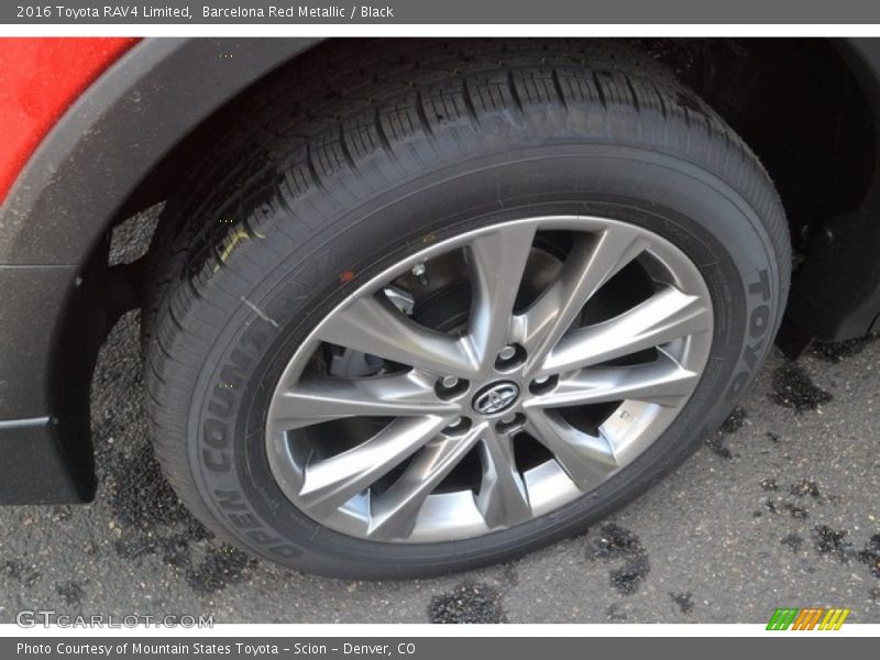 Barcelona Red Metallic / Black 2016 Toyota RAV4 Limited