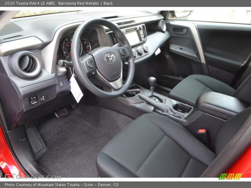 Barcelona Red Metallic / Black 2016 Toyota RAV4 LE AWD