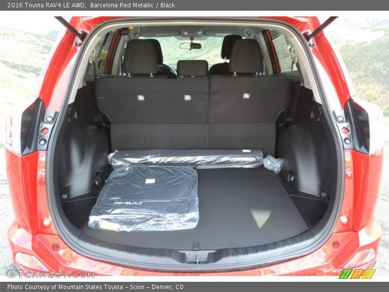 Barcelona Red Metallic / Black 2016 Toyota RAV4 LE AWD