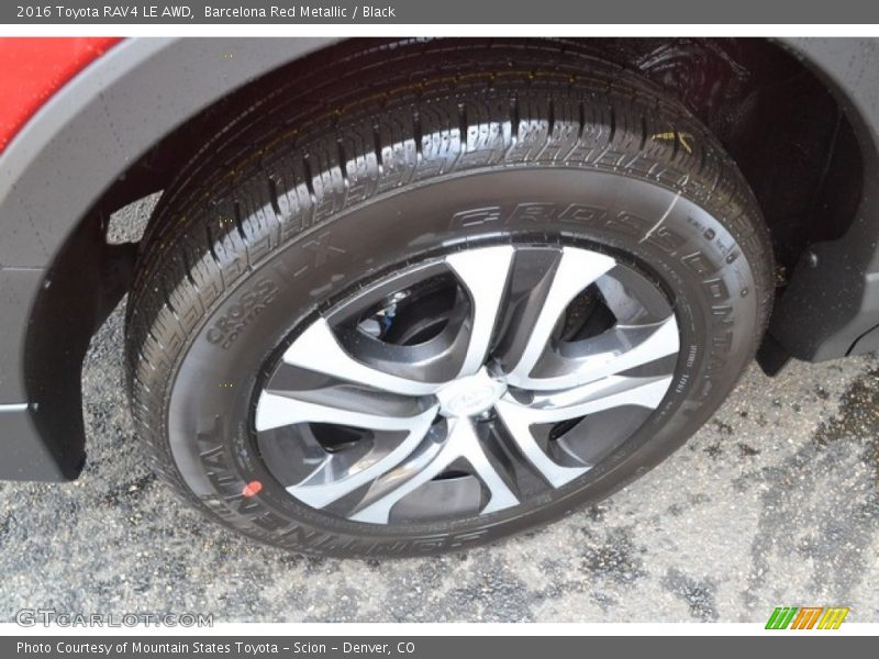 Barcelona Red Metallic / Black 2016 Toyota RAV4 LE AWD
