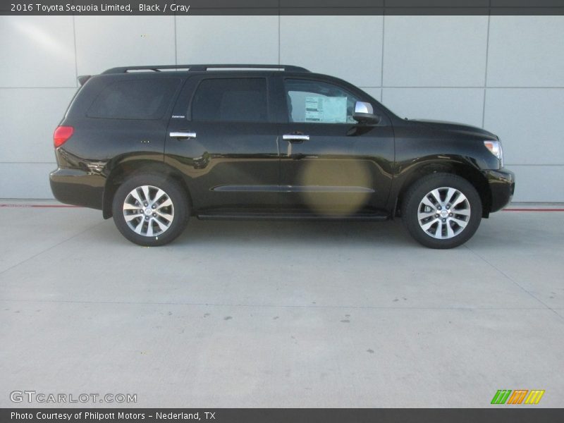 Black / Gray 2016 Toyota Sequoia Limited