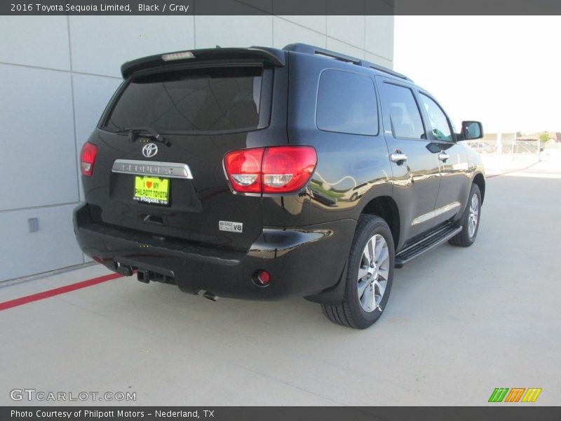 Black / Gray 2016 Toyota Sequoia Limited