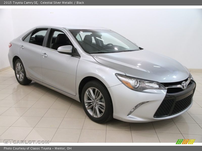 Celestial Silver Metallic / Black 2015 Toyota Camry SE