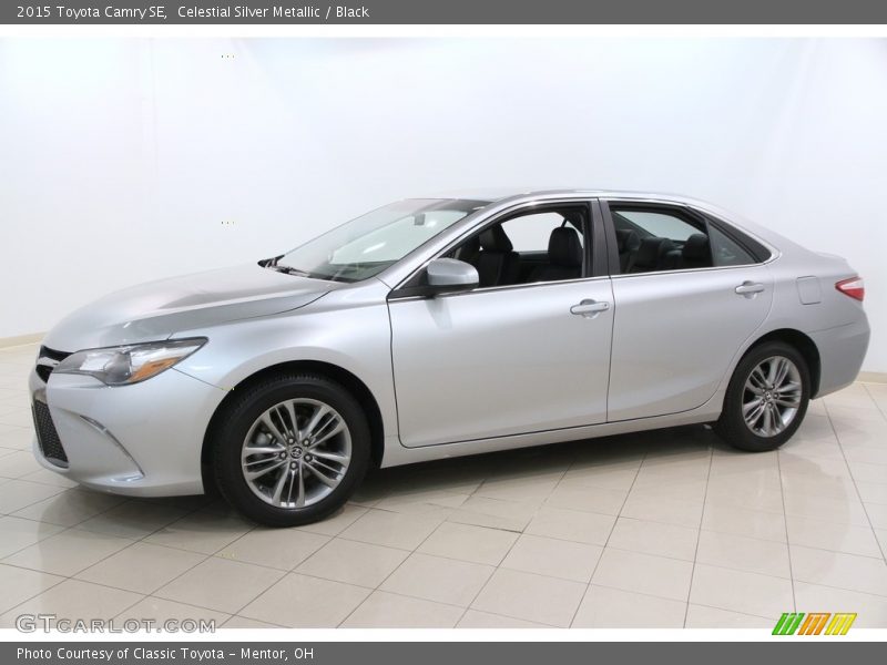 Celestial Silver Metallic / Black 2015 Toyota Camry SE