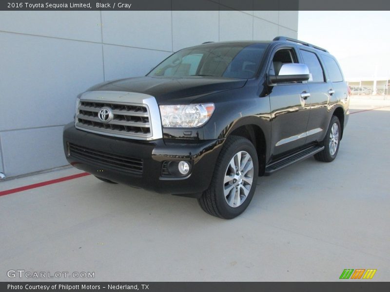 Black / Gray 2016 Toyota Sequoia Limited