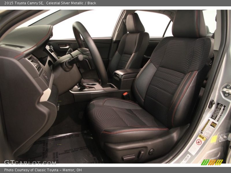 Celestial Silver Metallic / Black 2015 Toyota Camry SE