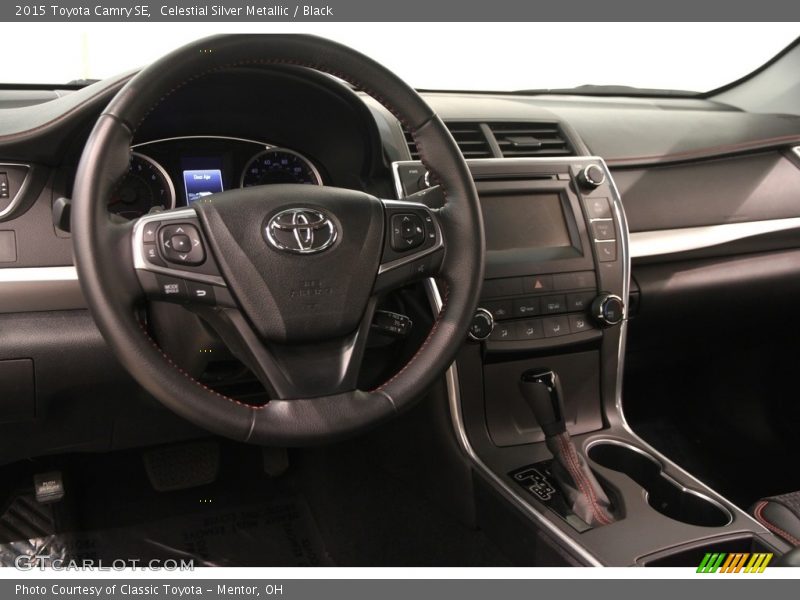 Celestial Silver Metallic / Black 2015 Toyota Camry SE