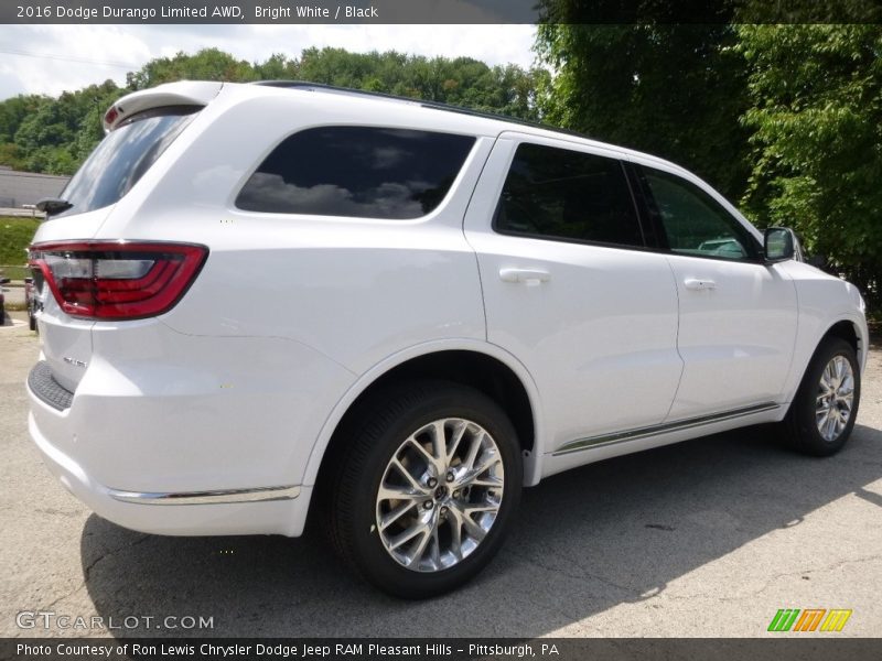 Bright White / Black 2016 Dodge Durango Limited AWD