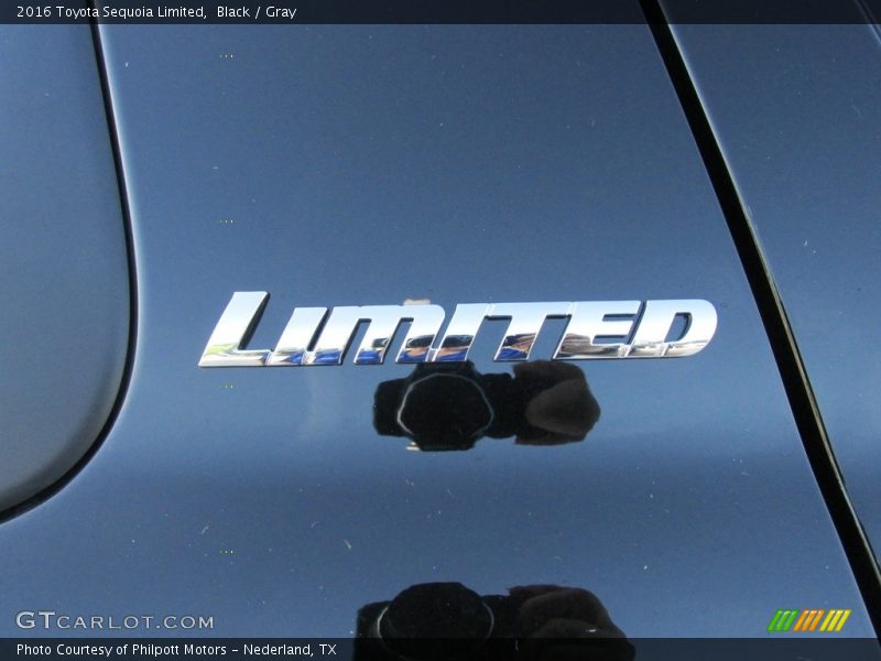 Black / Gray 2016 Toyota Sequoia Limited
