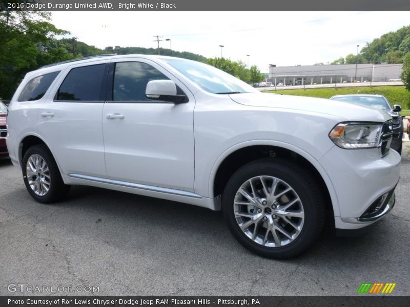 Bright White / Black 2016 Dodge Durango Limited AWD