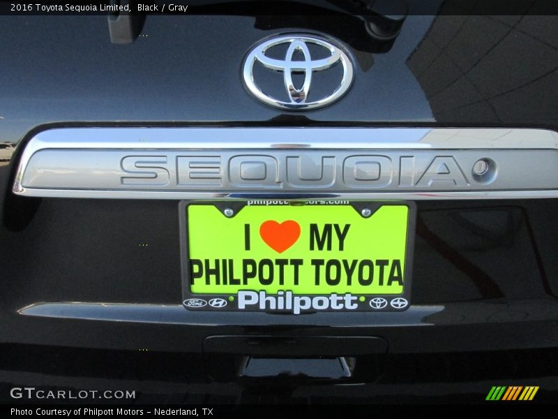 Black / Gray 2016 Toyota Sequoia Limited