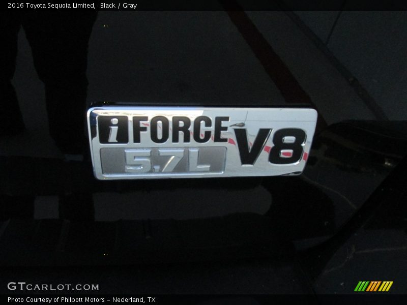 Black / Gray 2016 Toyota Sequoia Limited