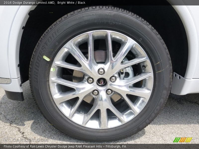 Bright White / Black 2016 Dodge Durango Limited AWD